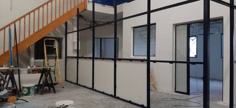 Aménagement de bureaux (Tertiaire) - Cloisons alu